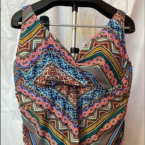 Time and Tru womens size 2X bathing suit top